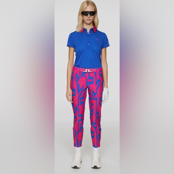J Lindeberg pants and top  set  Pia Print Print top size XS pants Size 25” - Picture 1 of 10